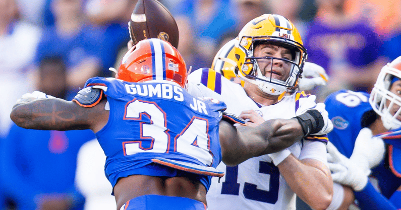 LSU's chances at the first 12-team playoffs were squashed with a third-straight loss (Photo: © Doug Engle/Gainesville Sun / USA TODAY NETWORK via Imagn Images